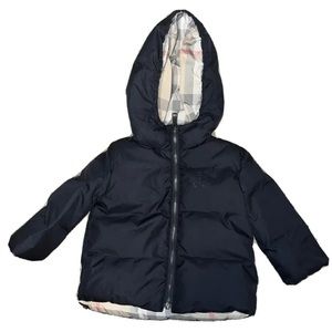 Burberry Baby Puffer Coat size 9 months - Gently used and in excellent condition